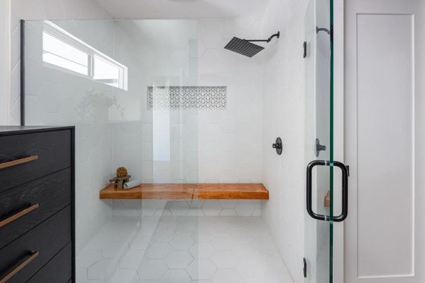 Bathroom, Glass Shower, Interior