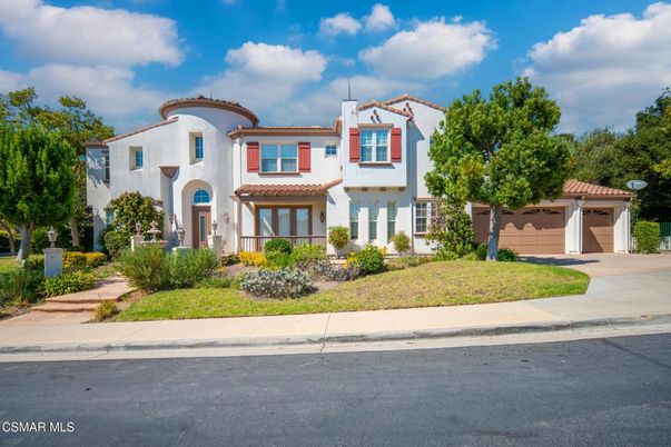 Attached, Exterior, Facade, Spanish Mediterranean