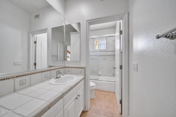 Bathroom, Dual Sink Vanities, Interior, Tile Countertops