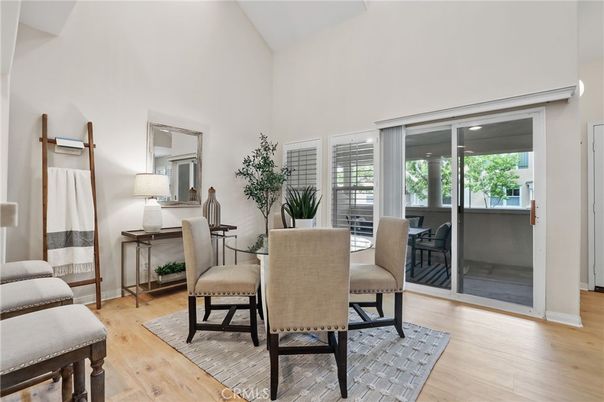 Dining room, Interior, Wood Texture Flooring