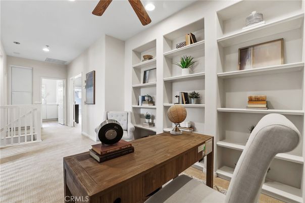 Home Office, Interior, Recessed Lighting