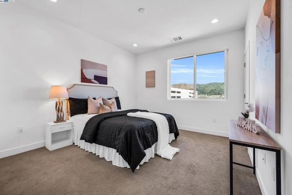 Bedroom, Interior, Recessed Lighting