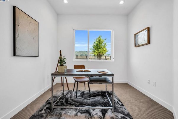 Home Office, Interior, Recessed Lighting