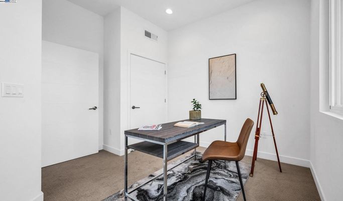 Home Office, Interior, Recessed Lighting