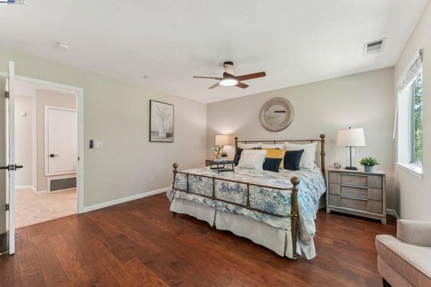 Bedroom, Interior, Wood Texture Flooring