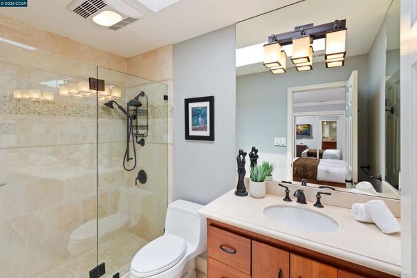 Bathroom, Bedroom, Glass Shower, Interior