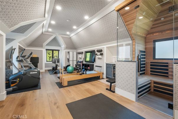 Fitness Equipment, Interior, Recessed Lighting, Sauna Room