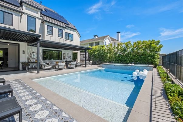 Exterior, Pool, Solar Panels