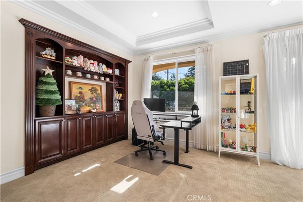 Home Office, Interior, Recessed Lighting
