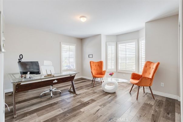 Home Office, Interior, Wood Texture Flooring