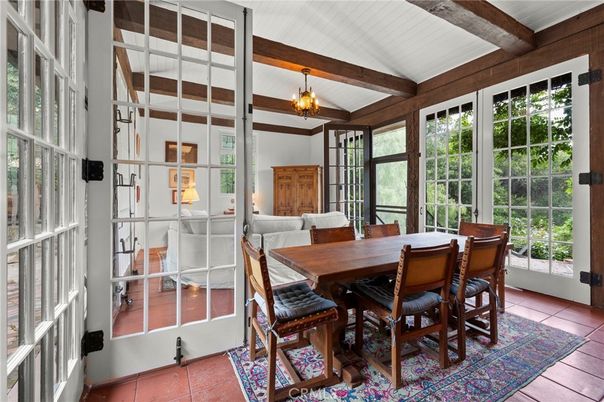 Dining room, Interior, Wooden Beams