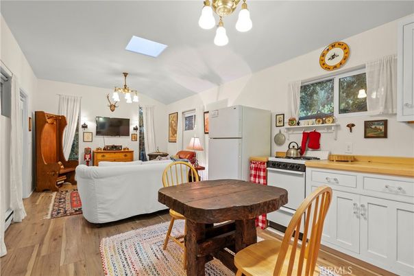 Dining room, Interior, Kitchen, Living room, Wood Texture Flooring