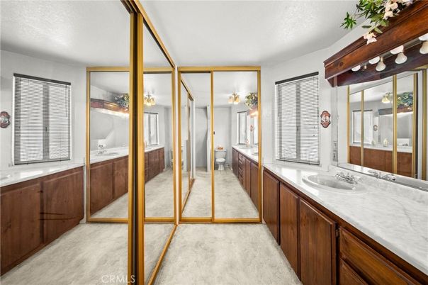 Bathroom, Dual Sink Vanities, Glass Shower, Interior