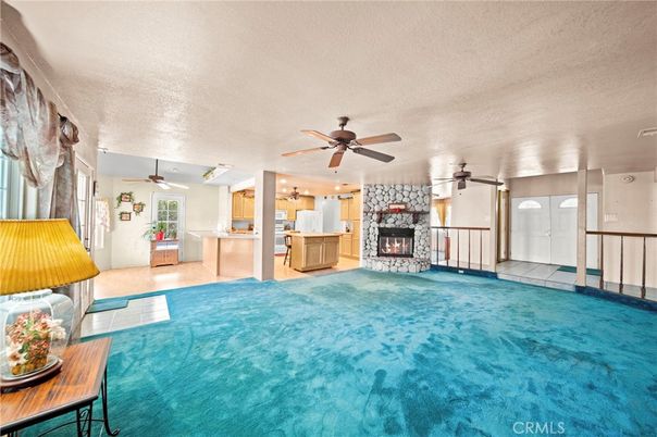 Empty room, Fireplace, Interior, Kitchen