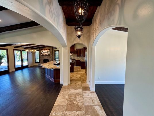 Chandelier, Interior, Pendant Lights, Wood Texture Flooring