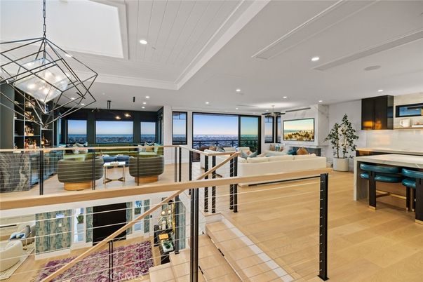 Dining room, Interior, Kitchen, Living room, Pendant Lights, Recessed Lighting, Water, Wood Texture Flooring
