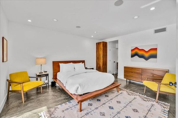 Bedroom, Interior, Recessed Lighting