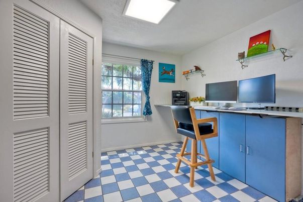 Home Office, Interior, Recessed Lighting