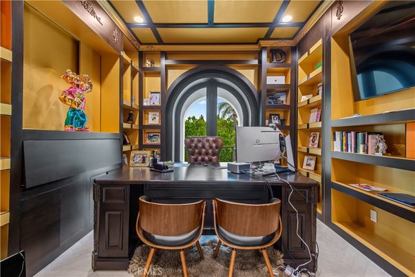 Home Office, Interior, Recessed Lighting
