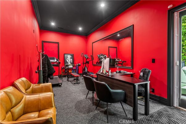 Fitness Equipment, Home Office, Interior, Recessed Lighting