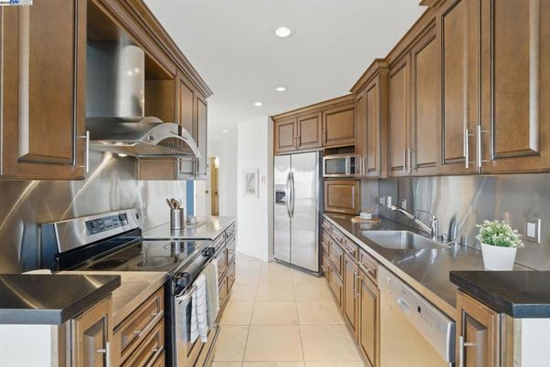 Interior, Kitchen, Recessed Lighting, Stainless Steel Appliances