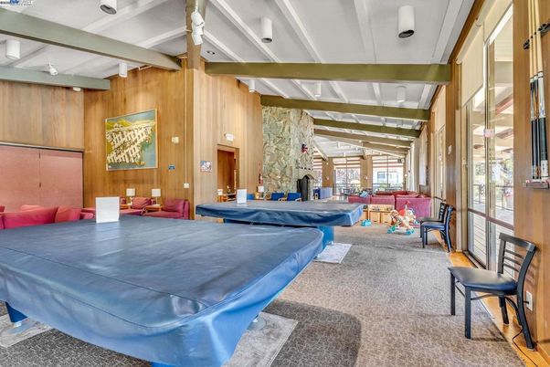 Billiard Table, Game Room, Interior, Wooden Walls