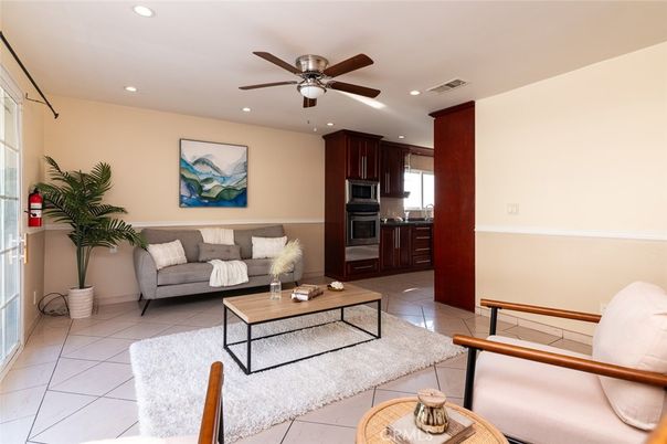 Interior, Kitchen, Living room, Recessed Lighting