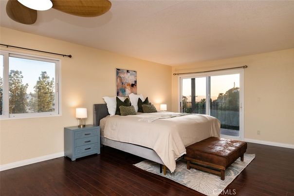 Bedroom, Interior, Wood Texture Flooring