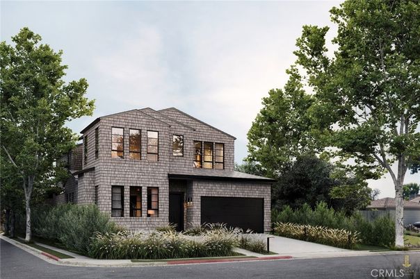 Attached, Exterior, Facade, Brick Facade, Modern