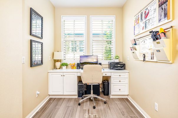 Home Office, Interior, Wood Texture Flooring