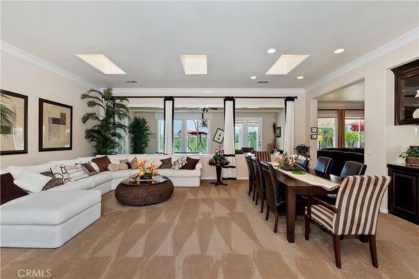 Dining room, Interior, Living room, Recessed Lighting