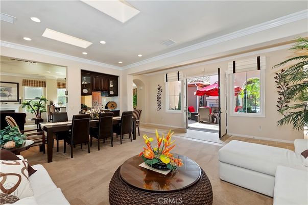 Dining room, Interior, Living room, Recessed Lighting