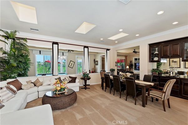 Dining room, Interior, Living room, Recessed Lighting
