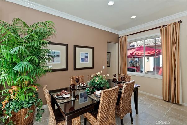 Dining room, Interior, Recessed Lighting