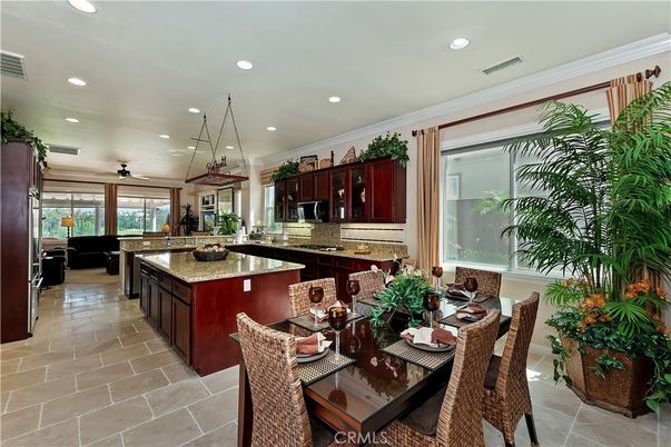 Dining room, Interior, Kitchen, Pendant Lights, Recessed Lighting