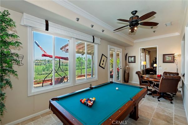 Billiard Table, Game Room, Home Office, Interior
