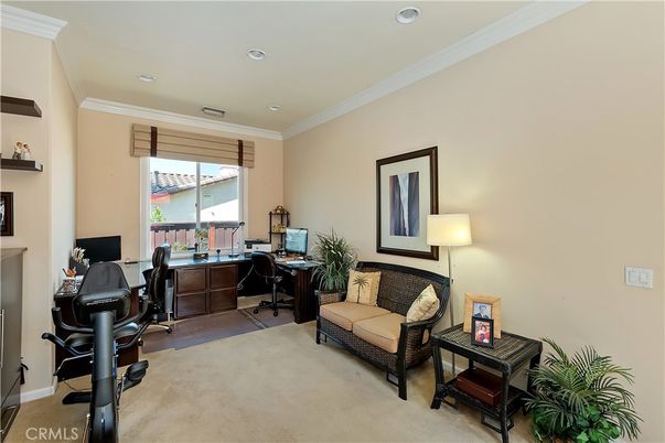 Home Office, Interior, Recessed Lighting