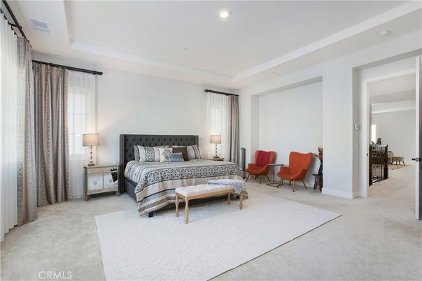 Bedroom, Interior, Recessed Lighting