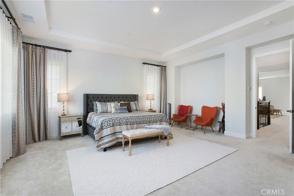 Bedroom, Interior, Recessed Lighting