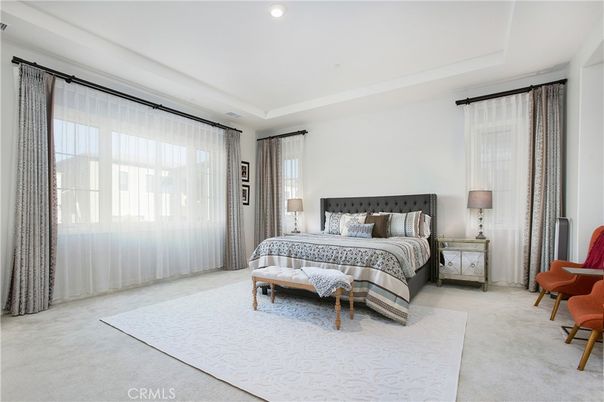 Bedroom, Interior, Recessed Lighting