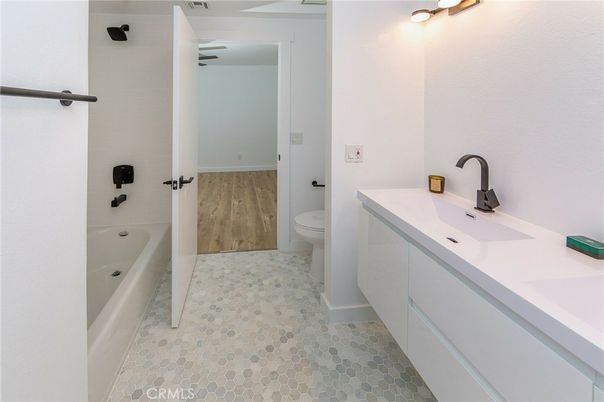 Bathroom, Interior, Wood Texture Flooring