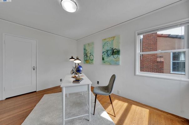 Home Office, Interior, Wood Texture Flooring