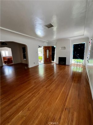 Empty room, Fireplace, Interior, Wood Texture Flooring