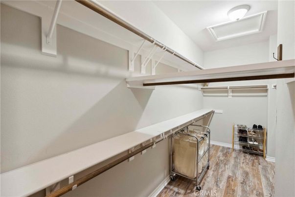 Interior, Walk-in Closets, Wood Texture Flooring