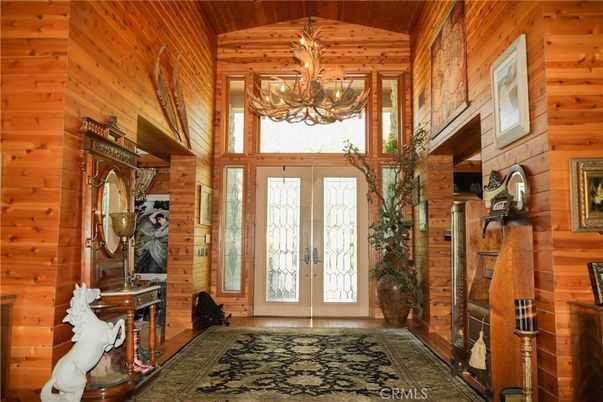 Chandelier, Interior, Wooden Ceilings, Wooden Walls