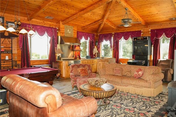 Billiard Table, Game Room, Interior, Living room, Wooden Beams, Wooden Ceilings