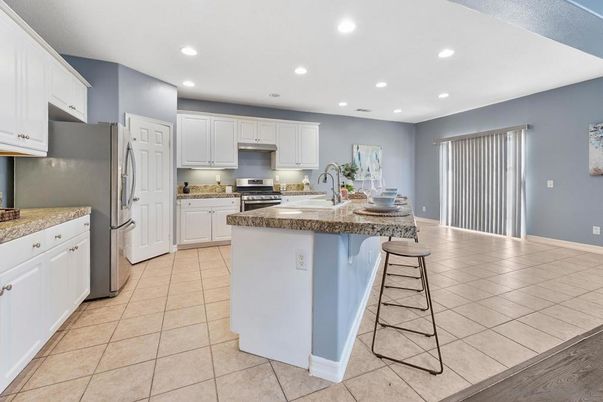 Interior, Kitchen, Recessed Lighting, Stainless Steel Appliances