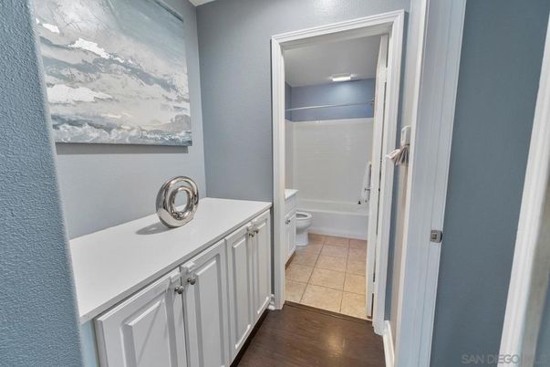 Bathroom, Interior, Wood Texture Flooring