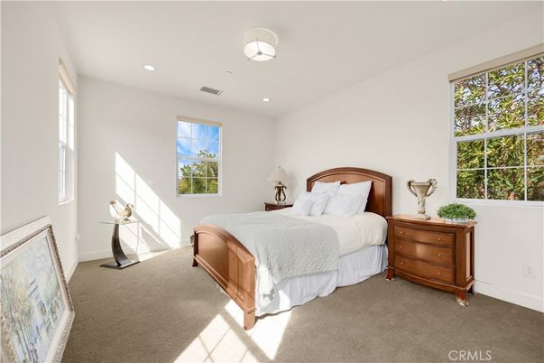 Bedroom, Interior, Recessed Lighting