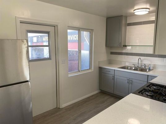 Interior, Kitchen, Wood Texture Flooring